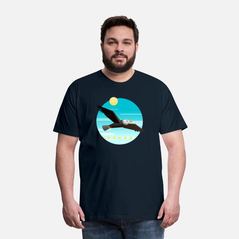 Soaring Eagle Polygonal Design