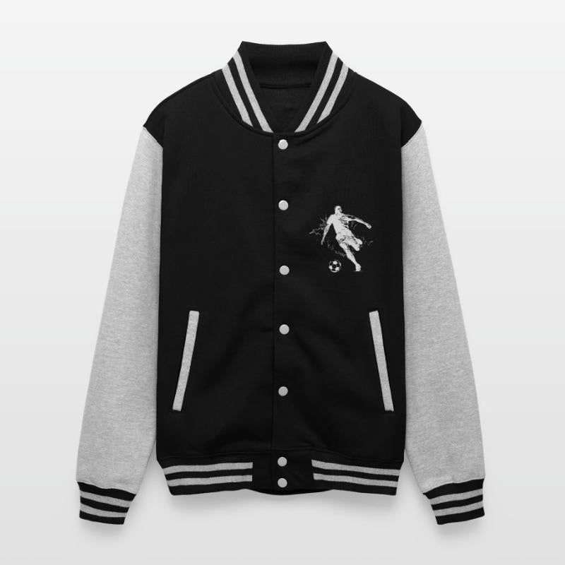 Soccer Player Kicks A Soccer Ball