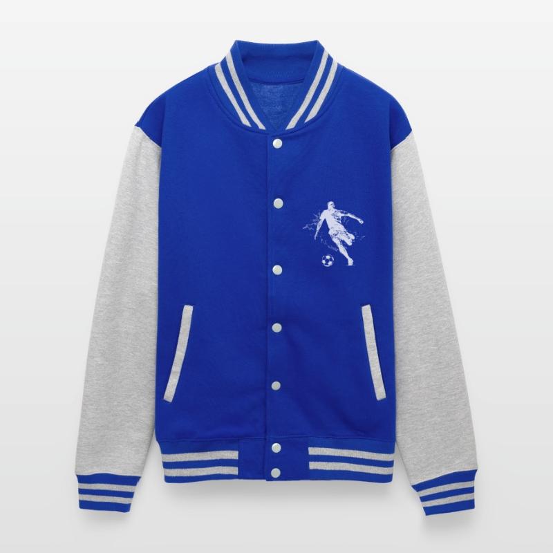 Soccer Player Kicks A Soccer Ball