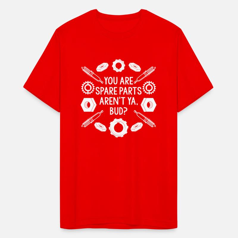 Spare Parts White Text