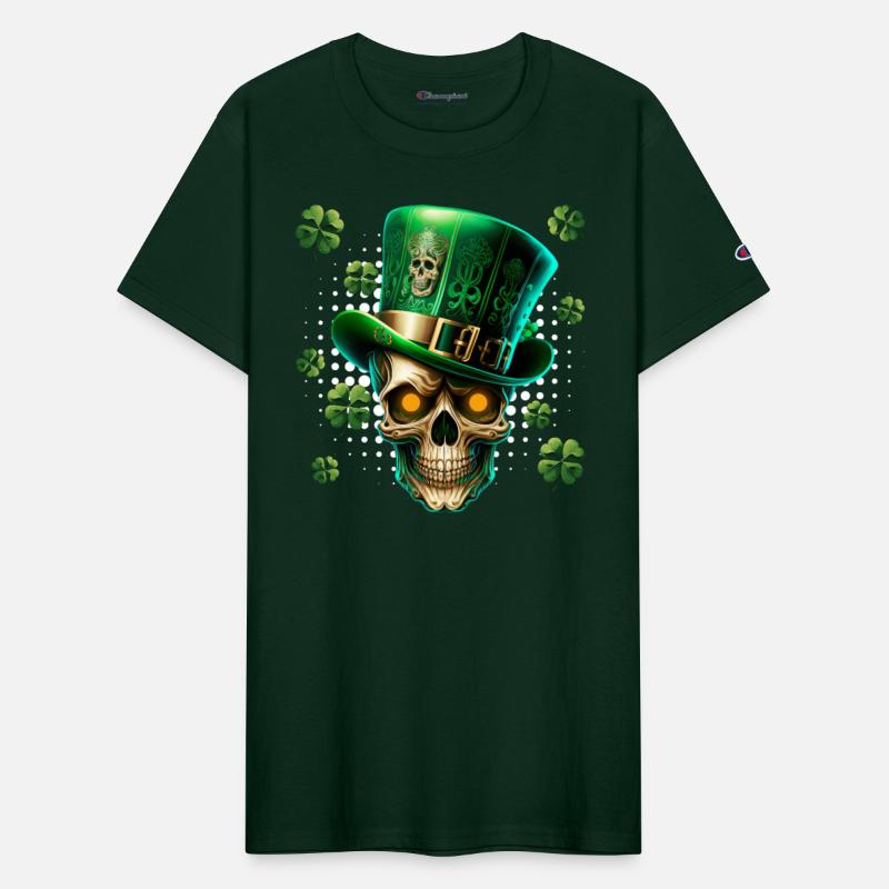 St. Patrick's Day Irish skeleton leprechaun