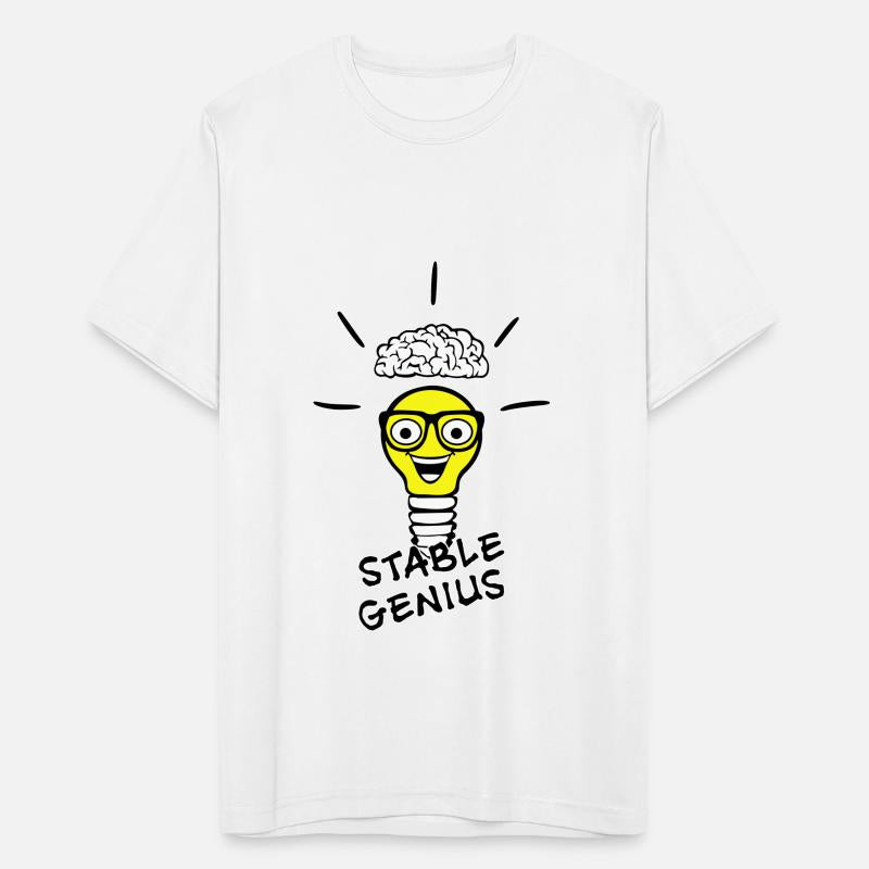 Stable Genius - Nerd Lightbulb and Brain