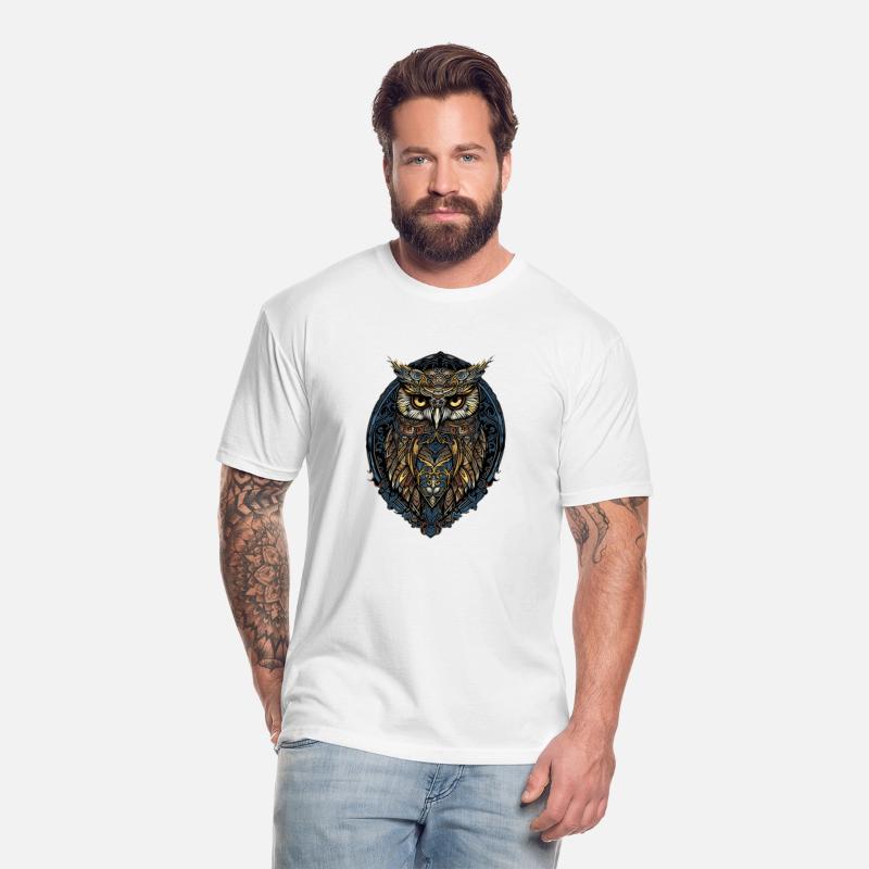 Stained Glass Gothic Aesthetic Owl Intricate