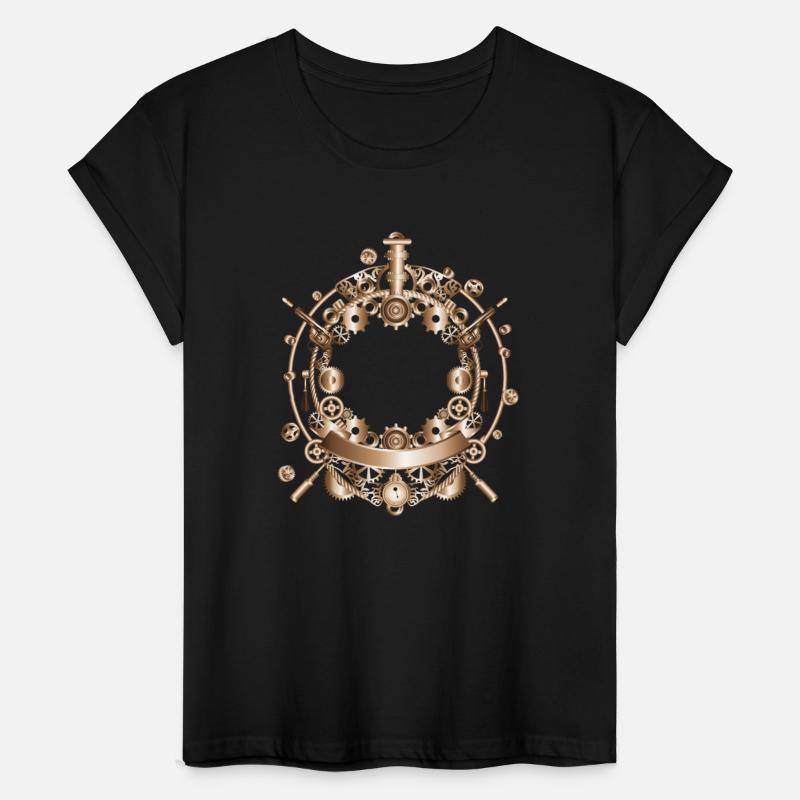 Steampunk frame in steam engine look