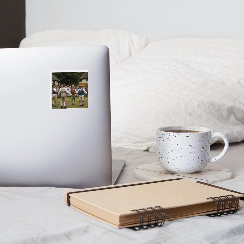 Stick wielding dancers