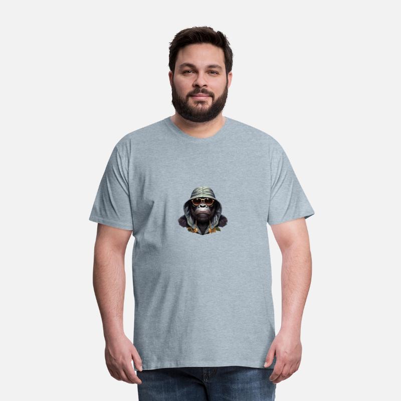 "Street King Gorilla T-Shirt – Urban Hip-Hop Power