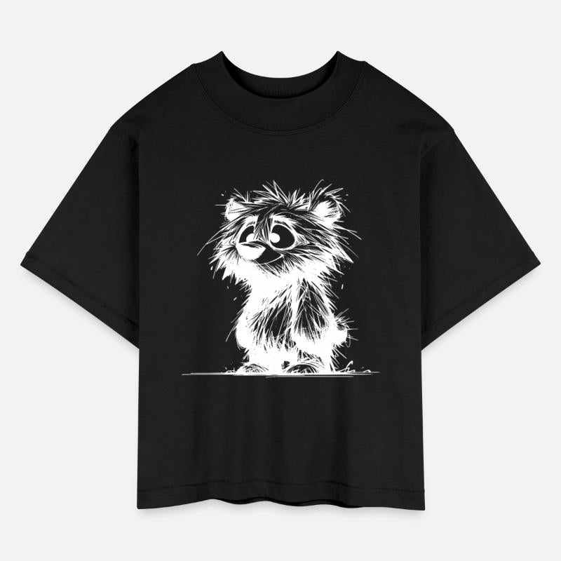 Strubbeliger Deckspatz Bear Children Sketch