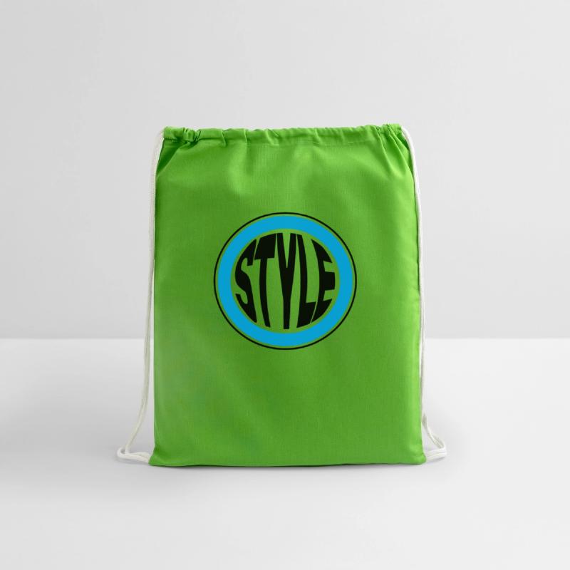 style text design in circle