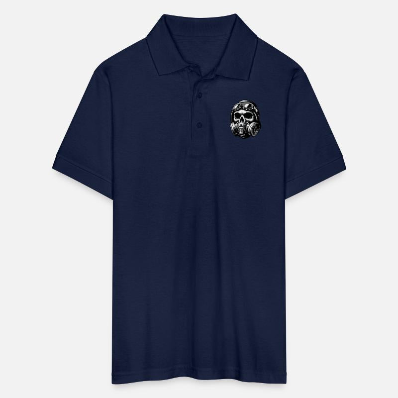 Stylish skull with a gas mask 2