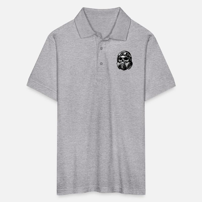 Stylish skull with a gas mask 2