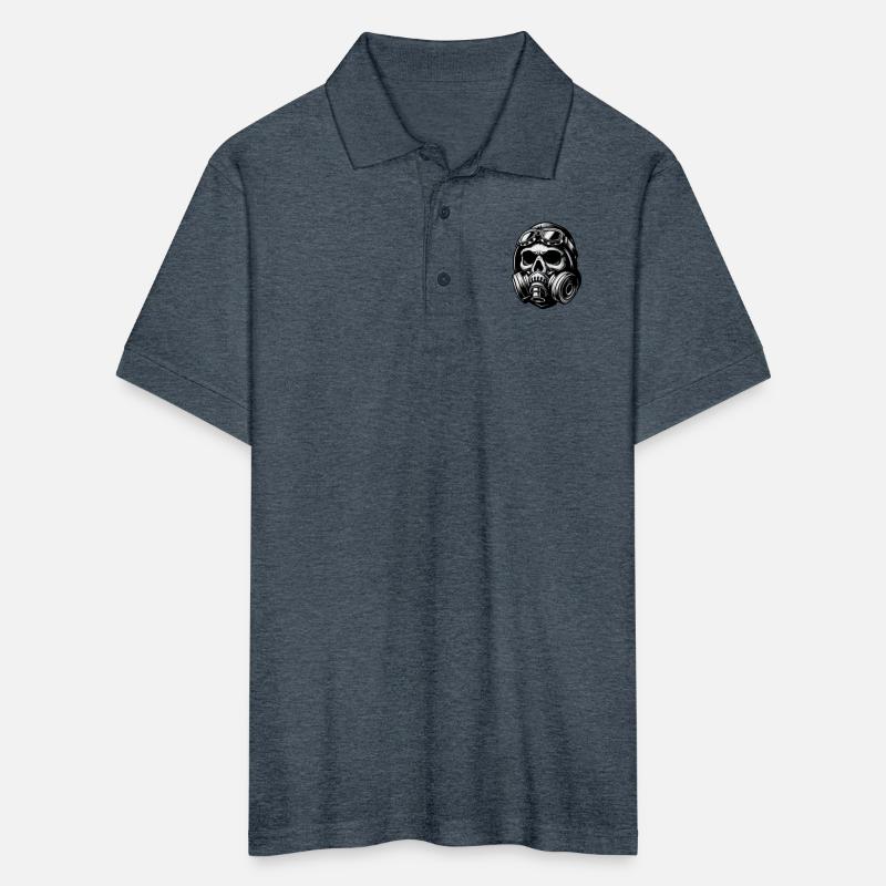 Stylish skull with a gas mask 2