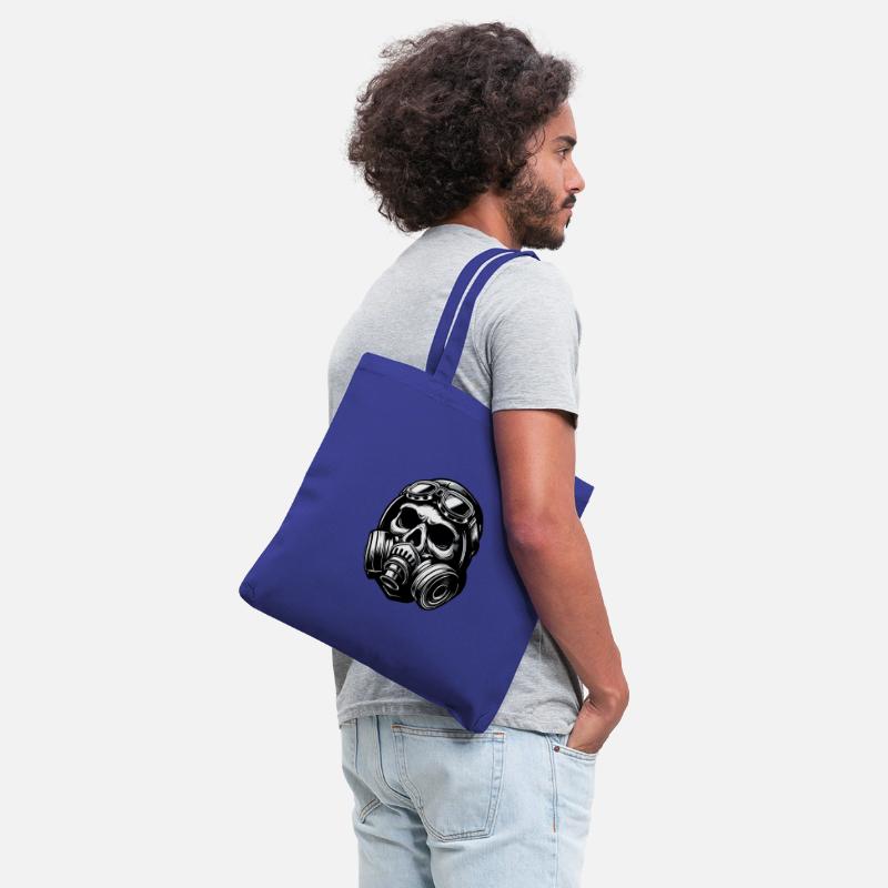 Stylish skull with a gas mask 2