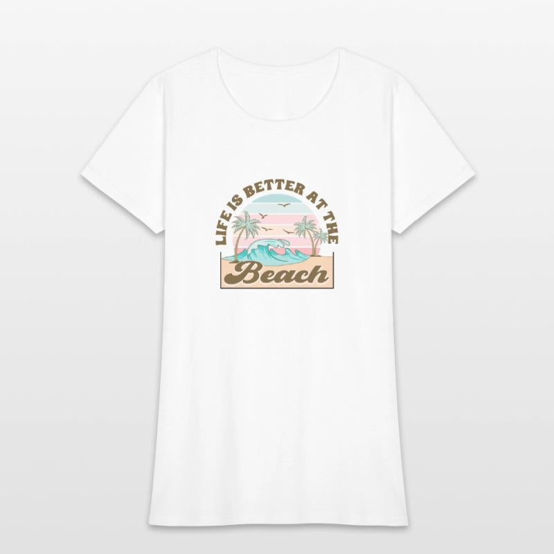 Summer Vibes Pastel girly Vintage Beach Lover Gift