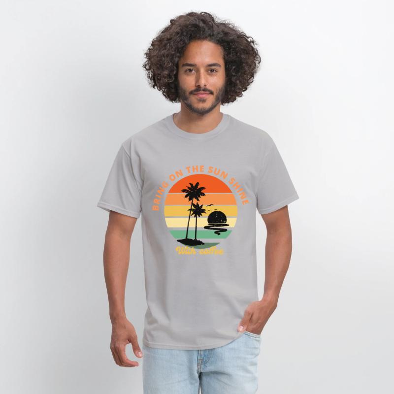 Sun shine with coffee time new t shirt
