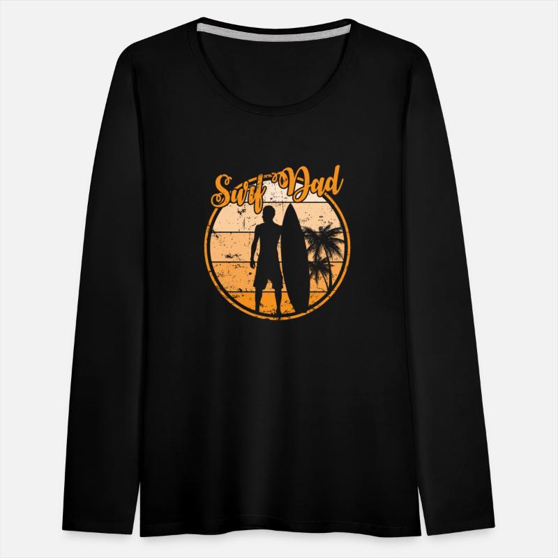 Surf Dad Surfing Surfboard Water Sports