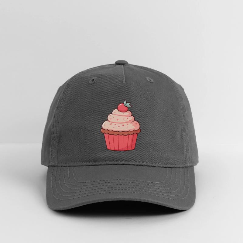 Sweet Strawberry Cupcake Illustration
