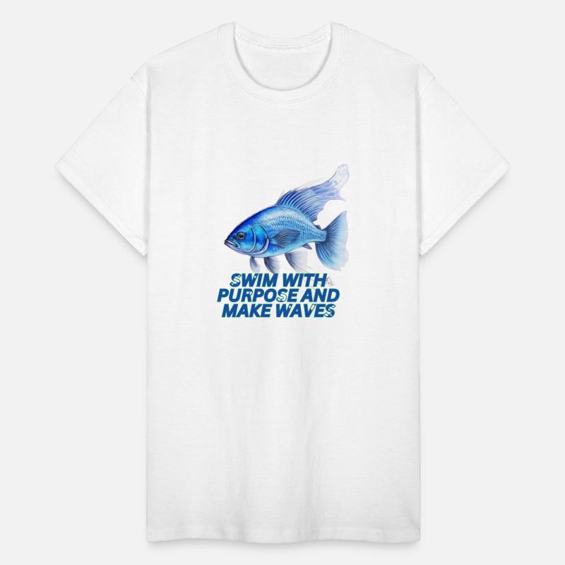 Swimming Towards Success,Blue Fish Motivational