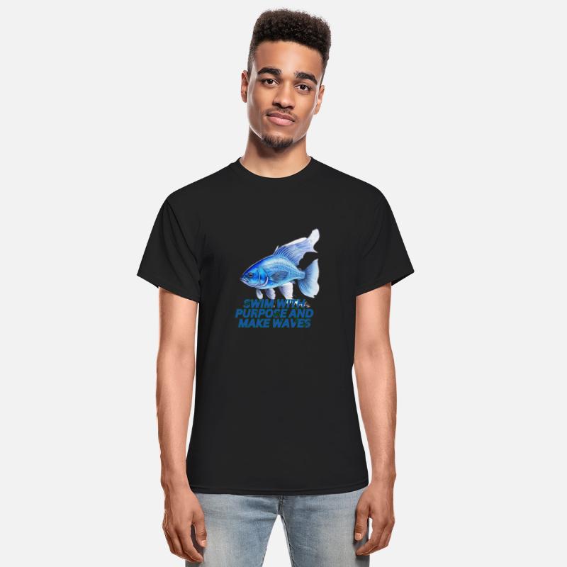 Swimming Towards Success,Blue Fish Motivational