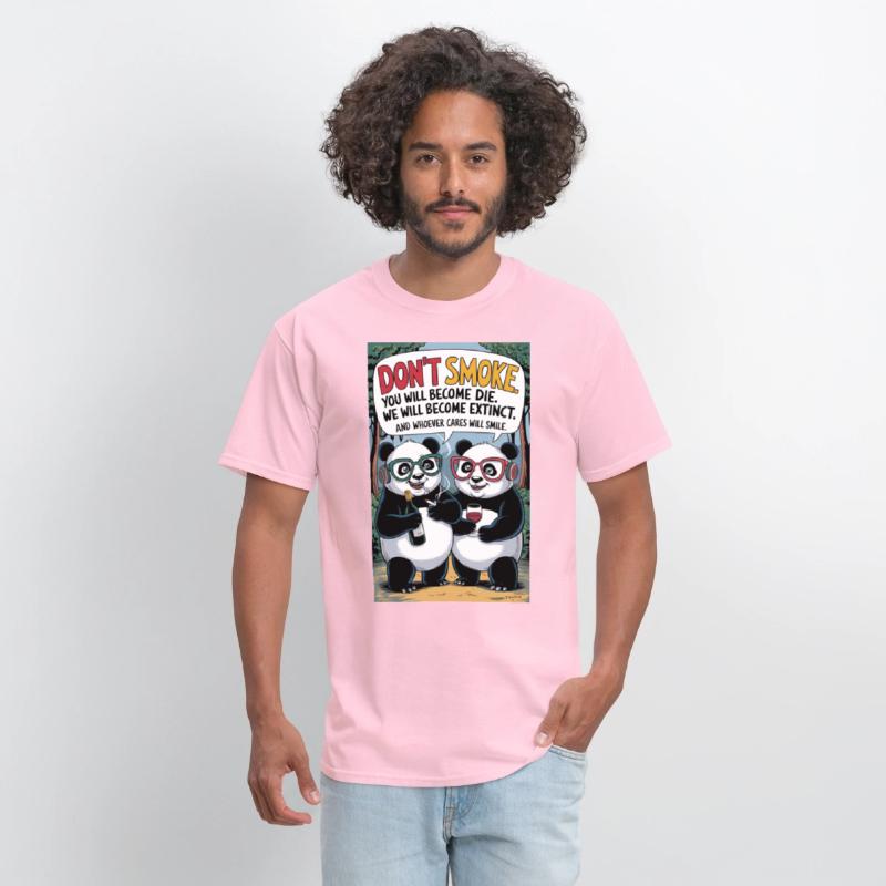 T-shirt 2 Two pandas are standing drunk