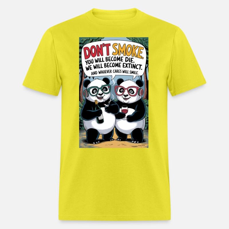 T-shirt 2 Two pandas are standing drunk