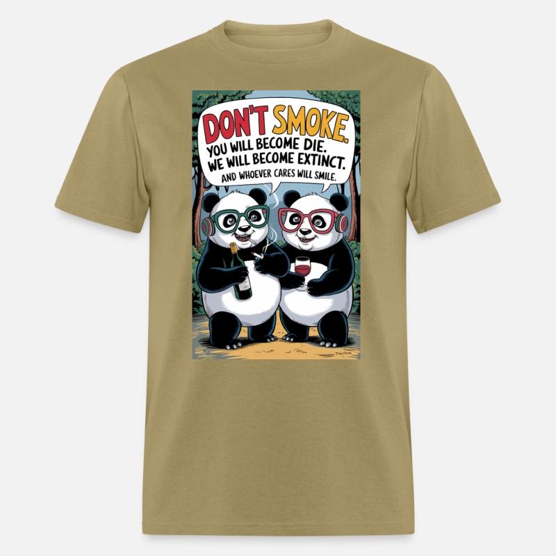 T-shirt 2 Two pandas are standing drunk