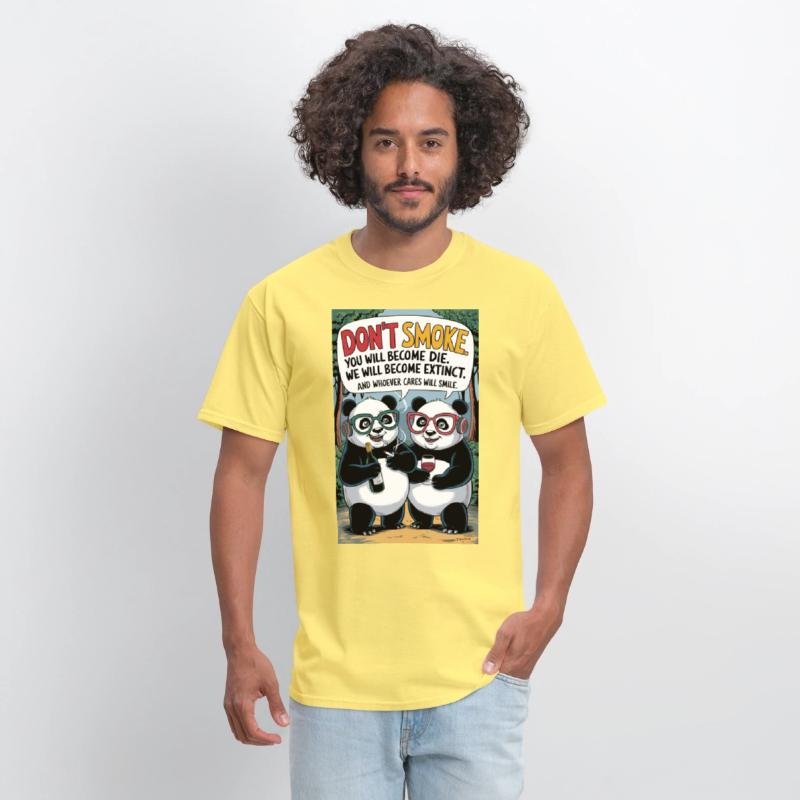 T-shirt 2 Two pandas are standing drunk