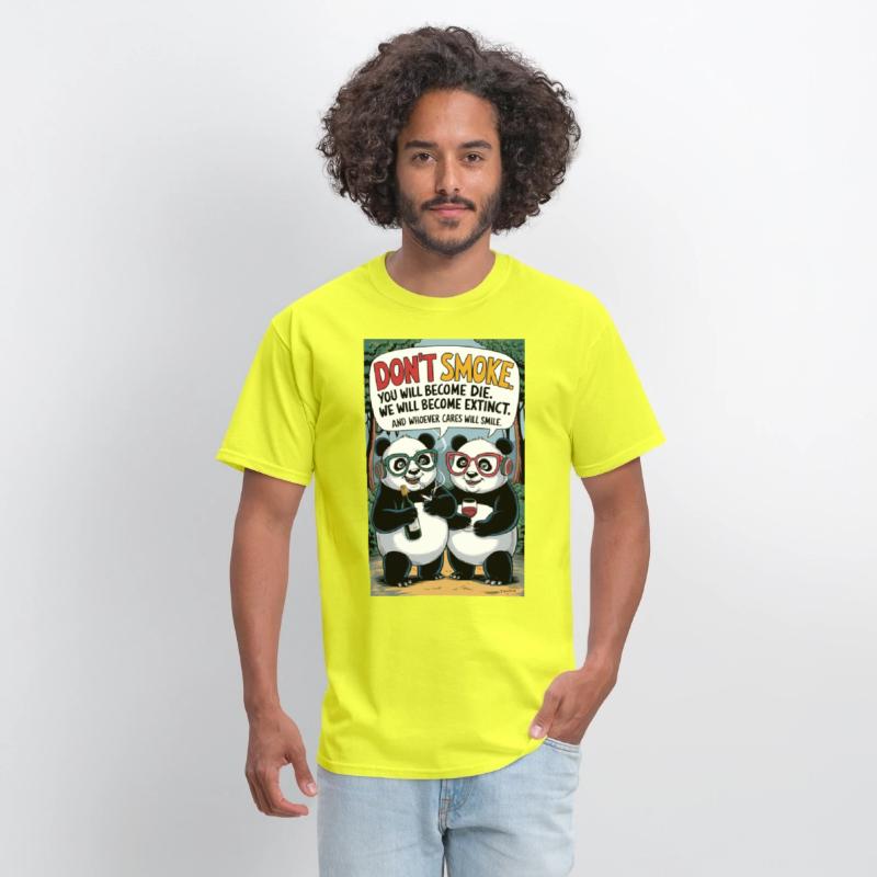 T-shirt 2 Two pandas are standing drunk