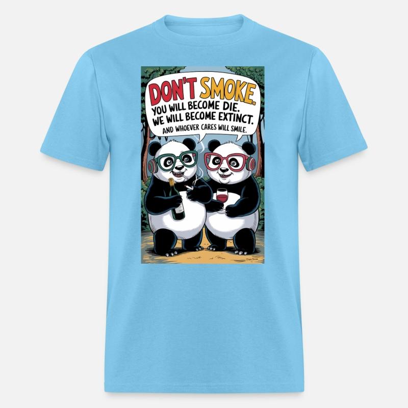 T-shirt 2 Two pandas are standing drunk