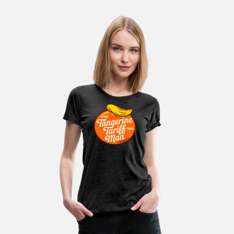 Tangerine Tariff Man Citrus Trade Retro Political