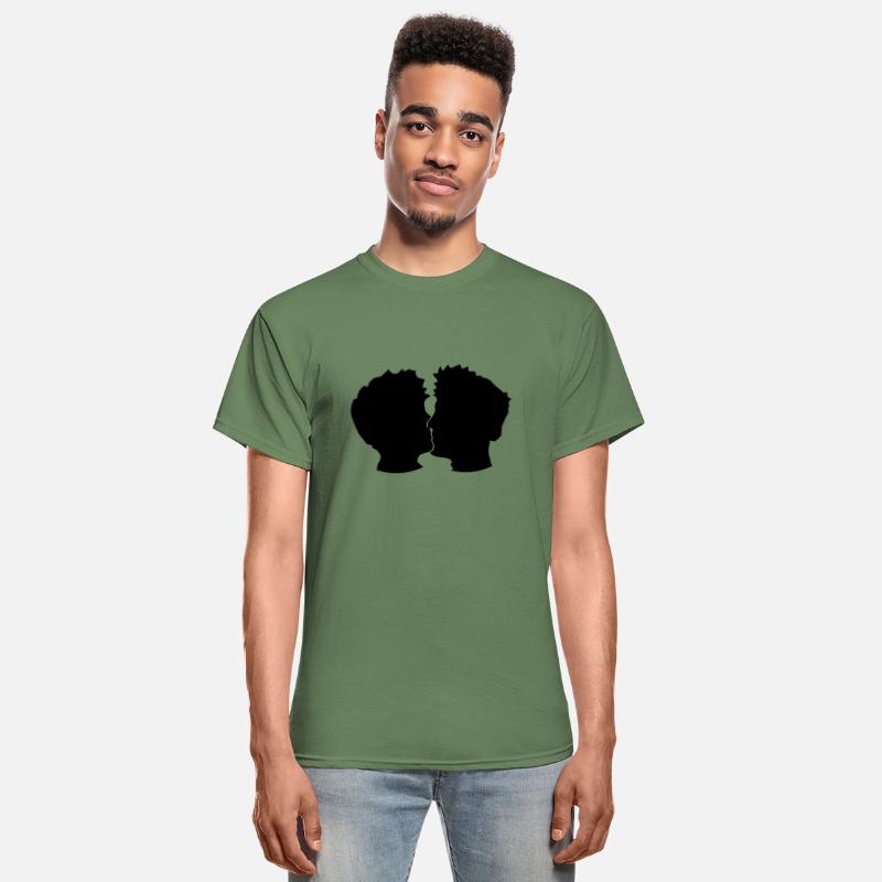 team kissing smooching gay in love 2 friends broth