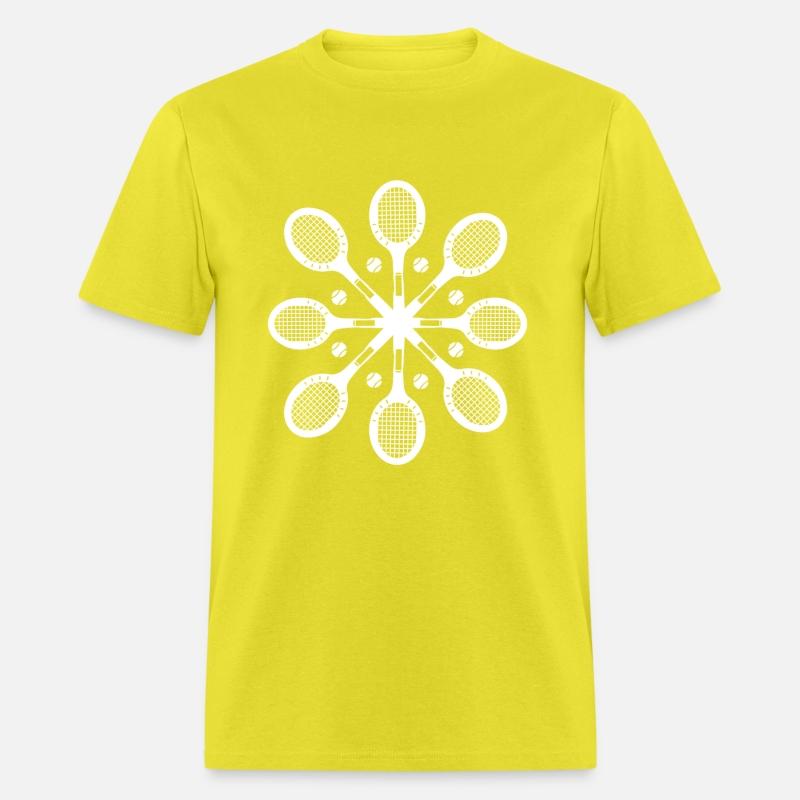 Tennis Christmas Snowflake Pattern