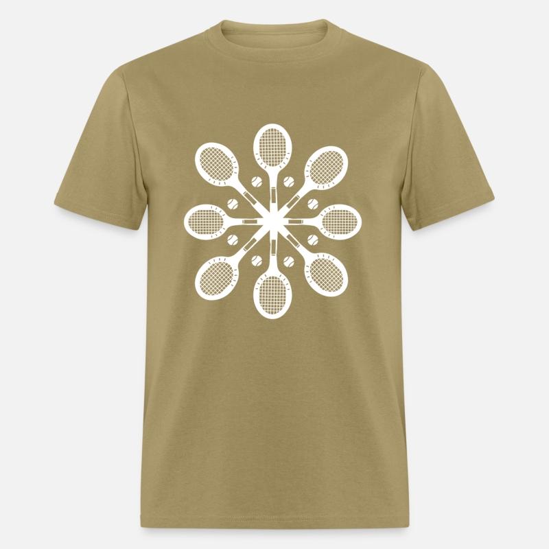 Tennis Christmas Snowflake Pattern