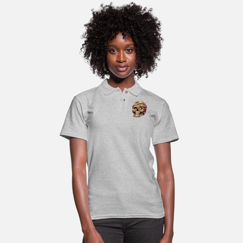 The anatomy of a zoombie head made of junk food