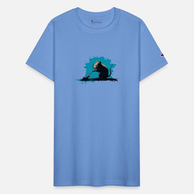 The artist rat in action