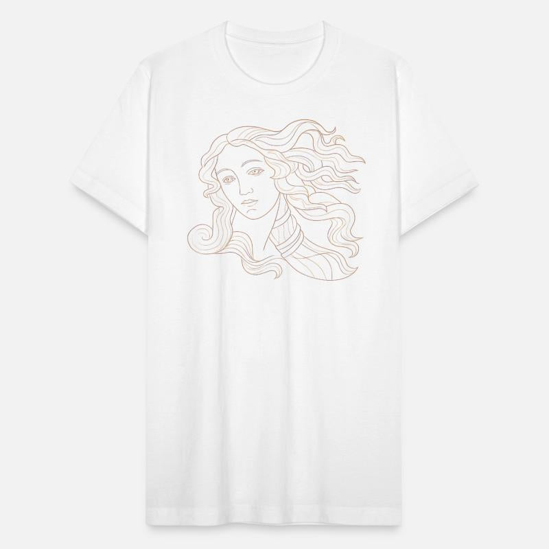 The Birth of Venus – Botticelli Line Art Tribute