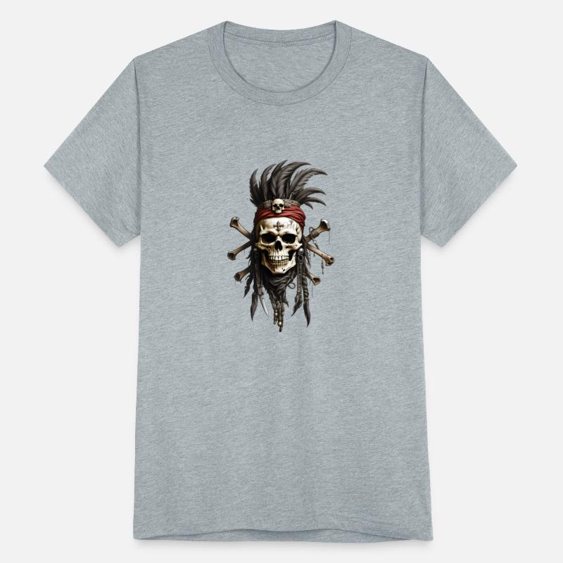 The Jolly Roger skull with a mohawk embodies