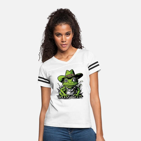 The Whimsical Amphibian: A Frog's Fashionable Hat