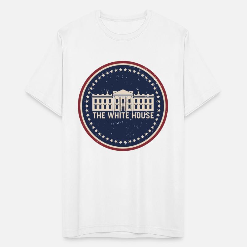 The White House Washington D.C. Vintage Style Logo