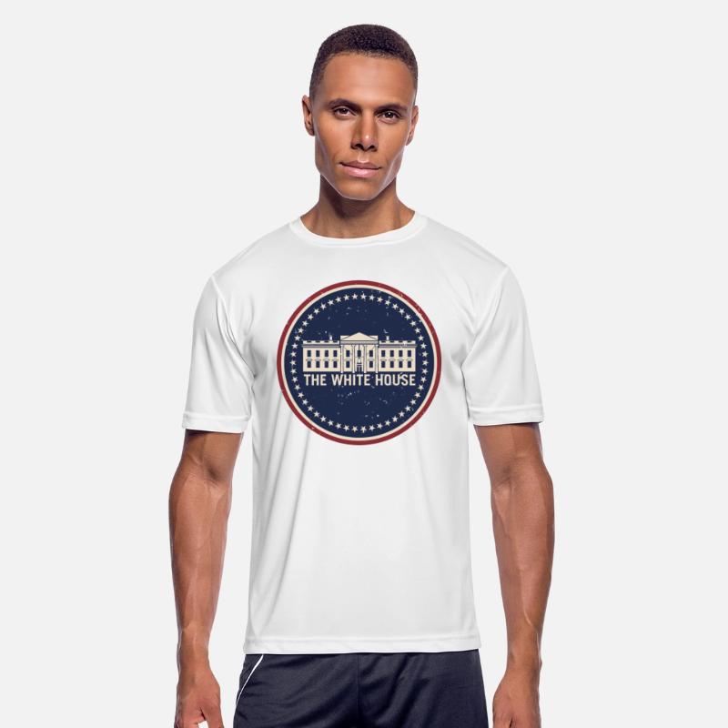 The White House Washington D.C. Vintage Style Logo