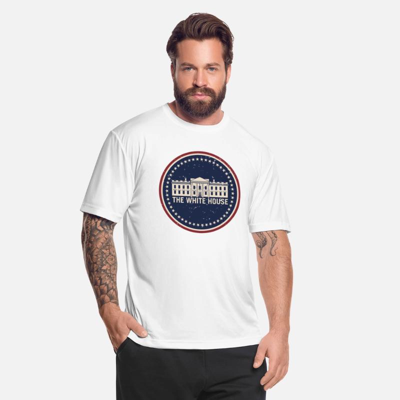 The White House Washington D.C. Vintage Style Logo