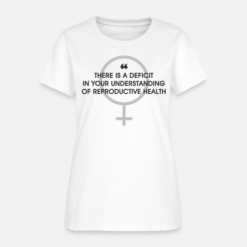 There is a deficit in your understandinG