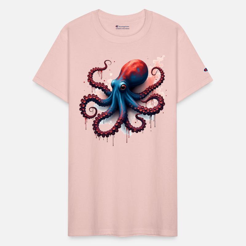 Tide Rebel – Blue & Red Octopus Power
