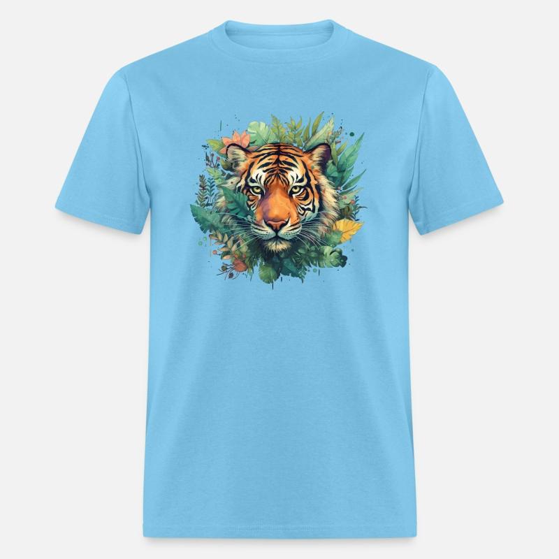 Tiger Head With A SplasH Of Color