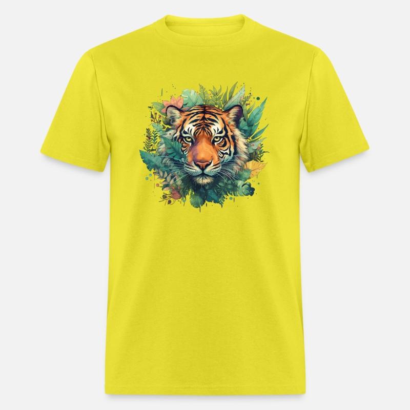 Tiger Head With A SplasH Of Color