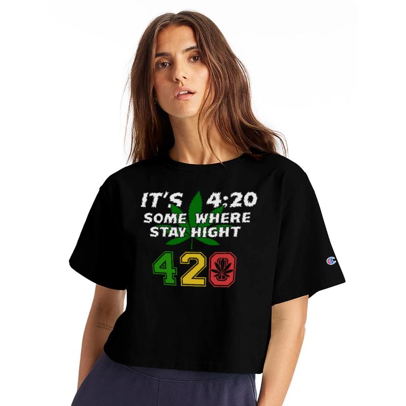 Too Funny 420 Stay Lit Weed Marijuana Design