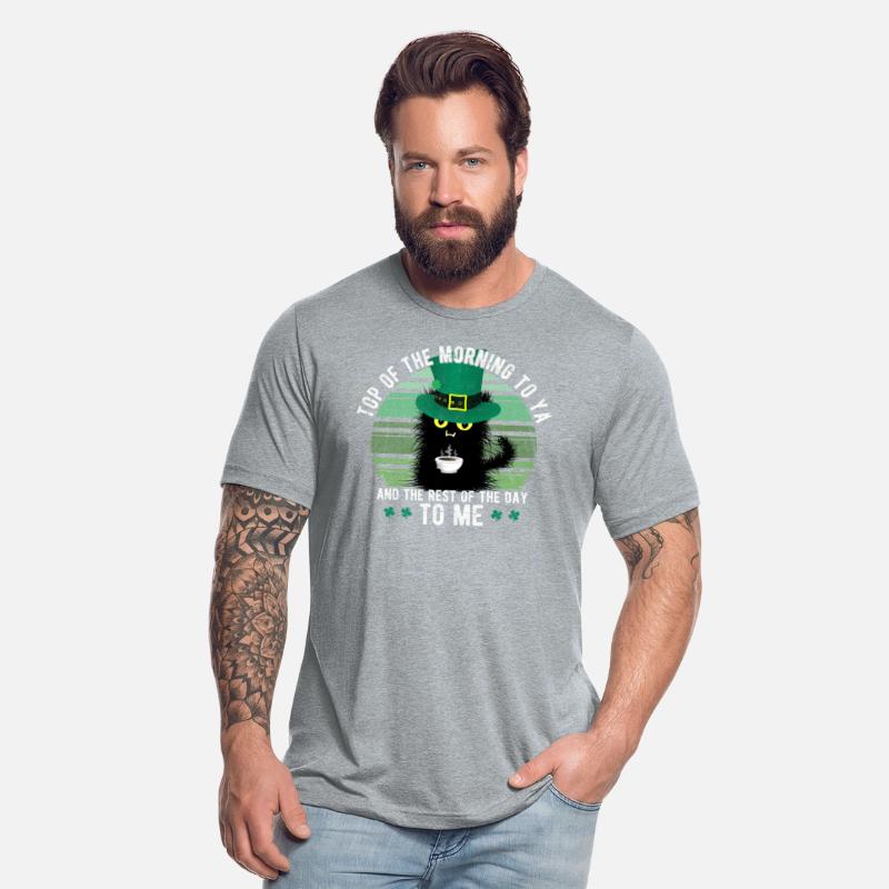 Top Of The Morning Coffee Cup Cat St. Patrick's