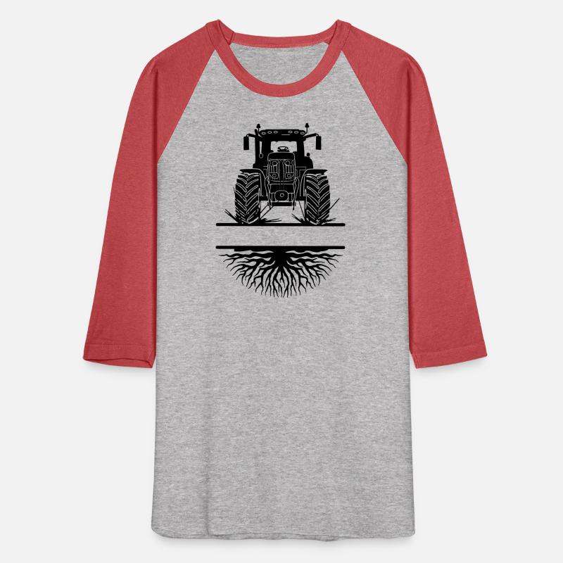 Tractor through mud under grows roots