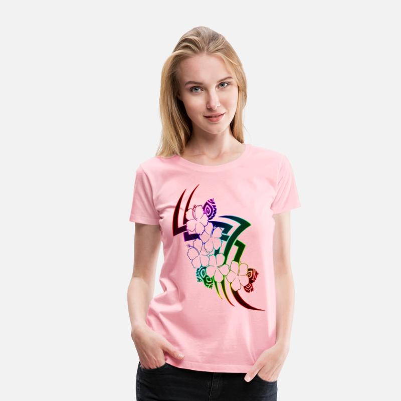 tribal hawaiian flower design