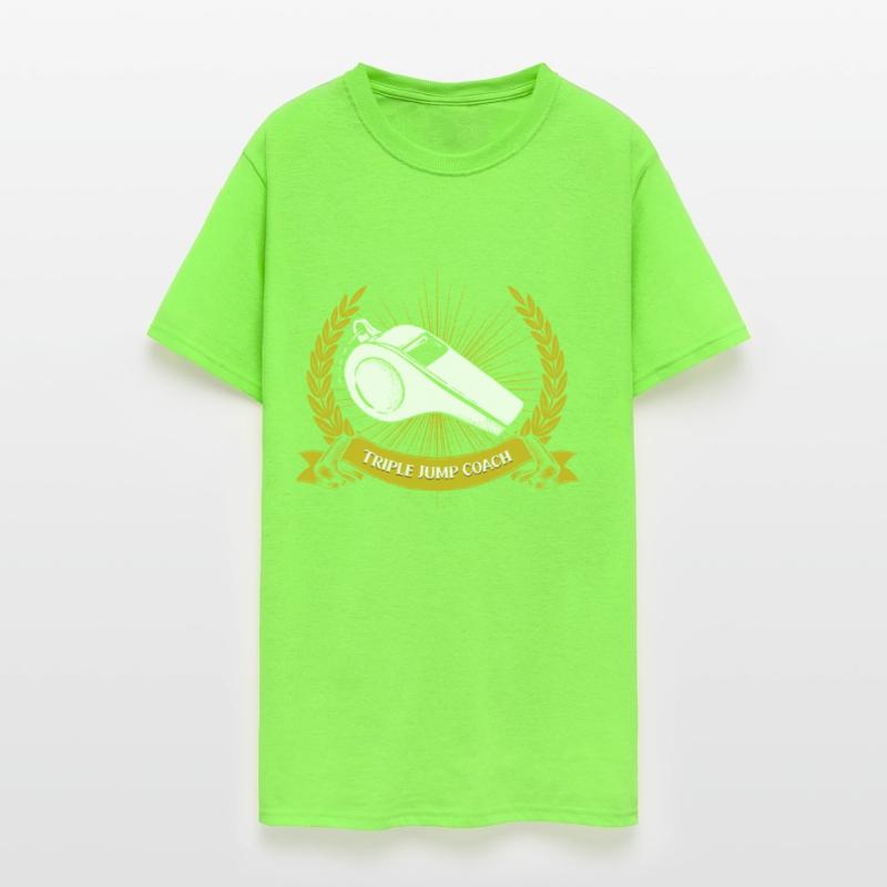 Triple Jump Coach Track and Field Funny Jumping Hu