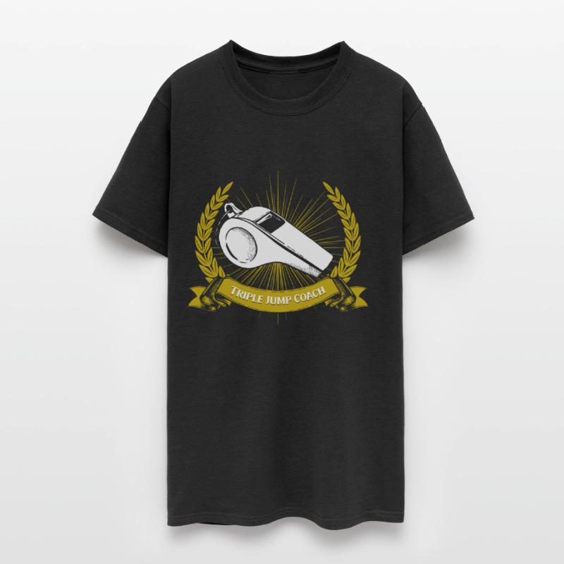 Triple Jump Coach Track and Field Funny Jumping Hu